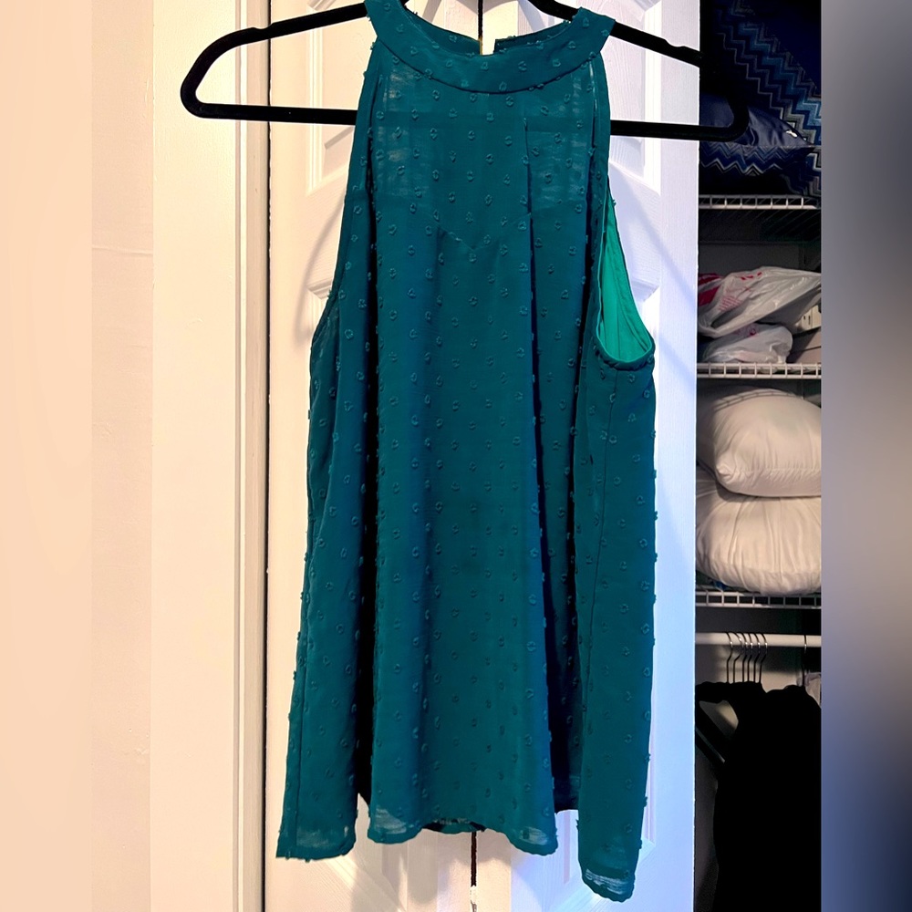 Beautiful green color blouse !